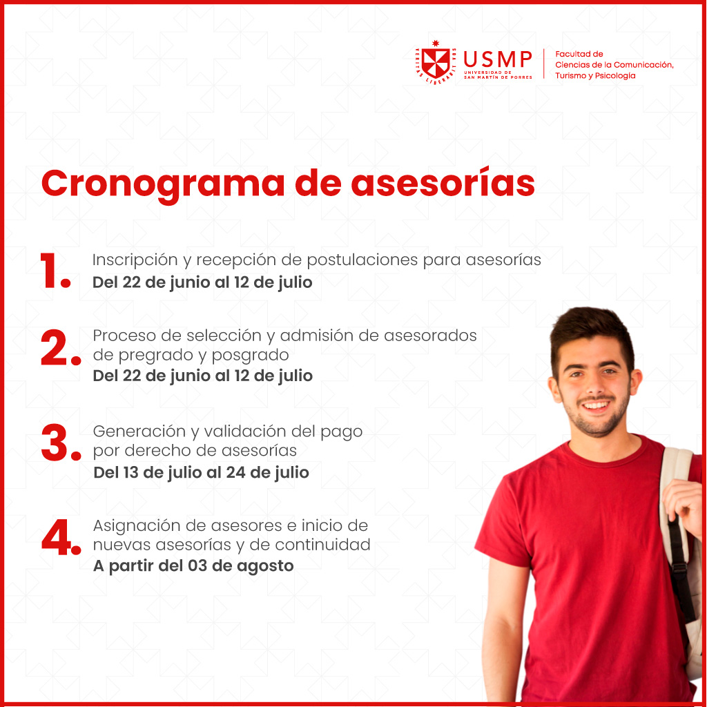 Cronograma de asesorías